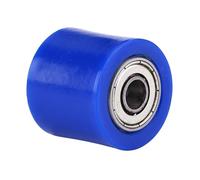 Ajustador de cadena Guía de rueda de polea tensora de rodillo de cadena de 8mm para motocicleta, accesorios de protección de ajuste de cadena de moto de cross Ajustador del Cadena(Blue)