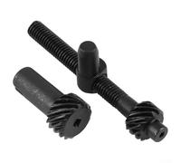Ajustador de cadena, tensor de tornillo, paquete de 2 tensores de cadena de metal para motosierra de 25 cc y 26 cc, ajuste automático, funcionamiento suave para mantenimiento de cortacésped