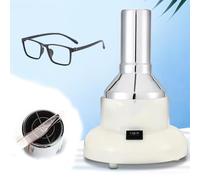 Ajustador de calor para marcos de gafas no metálicos, resina, lámpara de horno con marco de espejo de 80-110°, ajuste de 2 velocidades para tiendas ópticas y equipos de gafas