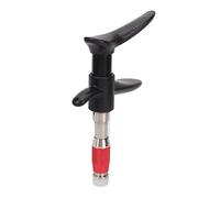 Ajustador de Columna de Masaje, Herramienta de Ajuste QuiropráCtico PortáTil 10 Gear Manual Joint Relief con Bolsa de Tela para el Cuello (Rojo)