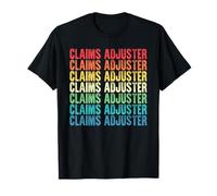 Ajustador de reclamaciones Trabajo de Estilo Vintage Camiseta