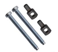 Ajustador de tensión de cadena de metal compatible con modelos de motosierra 009 010 011 012 y piezas de repuesto 9043 319 8100 1120 664 1500 para un uso fiable (2 juegos)