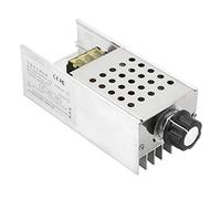 Ajustador de Voltaje de 0-220 V, SCR de CA 220V Regulador Electrónico de Voltaje de Tiristores de Alta Potencia, Ajuste Continuo de La Perilla, para Termostato/Atenuador/Velocidad Del Motor