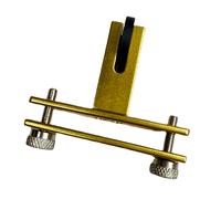 Ajustador ergonómico de puente de violín, textura de metal, herramienta de amoladora portátil para afinación suave y cuidado de instrumentos, lijadora ergonómica de puente para violín