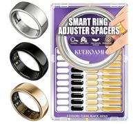 Ajustador inteligente de tamaño de anillo para anillos sueltos, 120 insertos espaciadores de silicona para Oura/Galaxy/RingConn/Ultrahuman, reduce 0.2-2 tamaños, apto para sensores, impermeable, 3
