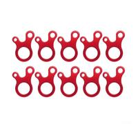 Ajustadores de línea de tienda de campaña, 10 hebillas de aleación de aluminio, tensor de doble ojo, herramienta de apriete de cuerda antideslizante, hardware resistente al óxido para camping