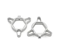 Ajustadores De Precarga Horquilla Suspensión Aluminio 17 Mm Para S1000RR S 1000 RR S1000 2010 2011 2012 2013 2014 2015 2016 2017 2018(Silver)