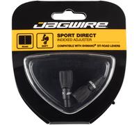 Ajustadores De Tensión De Cable Directo Rocket II Jagwire Sport 4mm Par Negro