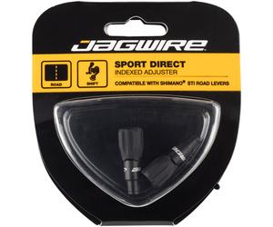 Ajustadores De Tensión De Cable Directo Rocket II Jagwire Sport 4mm Par Negro