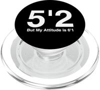 Ajuste 5`2 Pero My Attitude is 6'1. PopSockets PopGrip para MagSafe