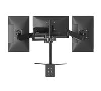 Ajuste Brazo de resorte gas totalmente ajustable for monitor con base abrazadera; se adapta a monitores LCD 17 a 32 pulgadas, VESA 75 x , 100 Perfecto