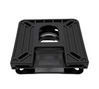 Ajuste de Desconexión Rápida para Soporte de Asiento Resistente con Rotación de 360° para Embarcaciones Pesqueras Pequeñas - Se Adapta a Todos los Asientos de Embarcaciones de 5"x5" - Negro