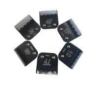 Ajuste De Hoja De Color Negro A5, Compatible Con Andis, Compatible Con Oster, Compatible Con Heiniger, Compatible Con LAUBE, Compatible Con Moser, Clipper(6pcs)