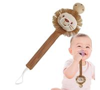 Ajuste de la corneta Paciente de bebé Tetine Hook Bebe Pacify Cadena Pacificador de cadena Nacimiento para fijar el chupete a ropa de bebé, 27x7x3cm