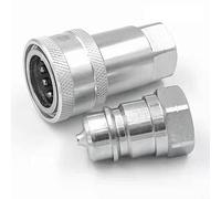 Ajuste de liberación rápida, Conector de hidráulico, Conector de Acoplamiento hidráulico para Tractores, remolques, cosechadoras (NPT-3/8)
