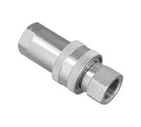 Ajuste de liberación rápida para NPT para conector de acoplamiento hidráulico ISO A de 1/10.2 cm 3/20.3 cm 1/5.1 cm 3/10.2 cm, acero al carbono, resistencia a la presión de 40 MPa, para agricultura