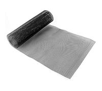 Ajuste de malla de nido de abeja Malla de red de rejilla central, Hoja de malla de rejilla de coche Rejilla de malla de parachoques, Universal 3x6mm Aleación de aluminio Agujero de malla de parrilla