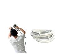 Ajuste de puerta arco PVC | Blanco, 1-10 m, Decoración del arco de la puerta: moldura de PVC que se puede pintar(W 6cm(2 1/4" ),L1m/3.3ft)