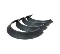 Ajuste del paso de rueda Juego de 4 guardabarros flexibles universales para rueda, protector de para arco de rueda, ensanchado y decorativo