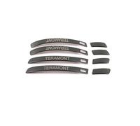 Ajuste Directo Kit Decorativo Exterior para Tirador Y Tazón De Puerta Semi-Encerrados Cuatro Puertas Inteligentes Teramont 2017-2020(4 Smart-Black Titanium)