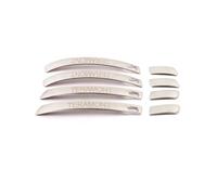 Ajuste Directo Kit Decorativo Exterior para Tirador Y Tazón De Puerta Semi-Encerrados Cuatro Puertas Inteligentes Teramont 2017-2020(4 Smart-Electroplating)