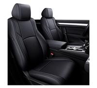 Ajuste Específico Personalizado Para Fundas De Asiento Coche Para 740d Para 5 Asientos Traseros Delanteros Cuero Perforado Auténtico Protectoras Asiento(Black)