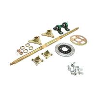 Ajuste for 740mm - 428 37T ATV Go Kart Kit de eje trasero STD 20mm conjunto completo con piñón de disco de freno de cubo de carga(B)