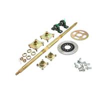Ajuste for 740mm - 428 37T ATV Go Kart Kit de eje trasero STD 20mm conjunto completo con piñón de disco de freno de cubo de carga(A)