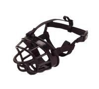 Ajuste for bozal de Perro Ajustable Silicona Suave Transpirable Cesta Fuerte Bozales bucales for Perros pequeños, medianos, Grandes y extragrandes, Ligeros y duraderos (Color : Black, Size : Size 2