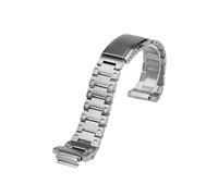 Ajuste for Casio GA-2100 GA-2110 conjunto for hombre correa de reloj de acero inoxidable caja de Metal GA2100 GA2110(Silver,For GM5600)