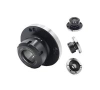 Ajuste for ER50 ER40 ER32 ER25 ER16 D80 D100 D125 brida de cuatro ejes portabrocas de fijación for herramienta de torno de fresado CNC (Color : ER40-D125 (7 Holes))