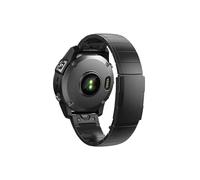 Ajuste for Garmin 22mm 26mm pulsera de titanio de ajuste rápido for reloj Fenix 7 7X 6 6XPro 5 5X Plus Instinct Epix Gen2 (Color : Black, Size : 22mm Fenix7)
