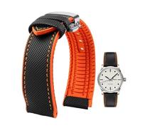Ajuste for Longines Ajuste for Seiko Ajuste for Tissot Ajuste for Hamilton Ajuste for Omega Ajuste for Citizen Ajuste for Casio Correa de caucho de nailon de fibra de carbono 20MM 21MM 22MM 24MM Corre