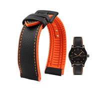 Ajuste for Longines Ajuste for Seiko Ajuste for Tissot Ajuste for Hamilton Ajuste for Omega Ajuste for Citizen Ajuste for Casio Correa de caucho de nailon de fibra de carbono 20MM 21MM 22MM 24MM Corre