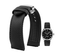 Ajuste for Longines Ajuste for Seiko Ajuste for Tissot Ajuste for Hamilton Ajuste for Omega Ajuste for Citizen Ajuste for Casio Correa de caucho de nailon de fibra de carbono 20MM 21MM 22MM 24MM Corre