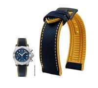 Ajuste for Longines Ajuste for Seiko Ajuste for Tissot Ajuste for Hamilton Ajuste for Omega Ajuste for Citizen Ajuste for Casio Correa de caucho de nailon de fibra de carbono 20MM 21MM 22MM 24MM Corre
