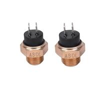 Ajuste for Motocicleta M16/16mm, Sensor de Temperatura Doble de Agua Ta, Ventilador de refrigeración de radiador, Sensor de Interruptor de Control térmico(2PCS)