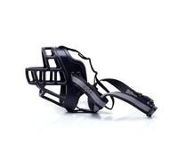 Ajuste for Pegamento Suave Bozal de Perro Ajustable Máscara de masticación antimordeduras Bozal de Perro Transpirable Durable Máscara de Cesta Fuerte Bozal Suministros for Perros (Color : Black, Siz