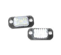 Ajuste for VW Golf Mk3 Polo 3 Cabriolet Seat Ibiza Cordoba Vario 6K lámpara de placa de matrícula 1H6943021 2 uds luz LED de matrícula blanca