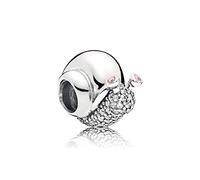 Ajuste Original Pandora Pulsera Encanto 925 Caracol Brillante De Plata Esterlina Para Cuentas De Cristal Diy Fabricación De Joyas