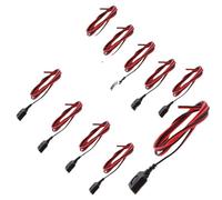 Ajuste para alarma de seguridad automotriz, interruptor de Reinicio, botón pulsador de emergencia, Control de emergencia SOS, cambio de interruptor automático arranque de encendido coche(10pcs)