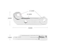 Ajuste para BMW M3 Drift Power brazo de control inferior adaptador piezas coche Rótula Barra de Acoplamient(Blue for E46)