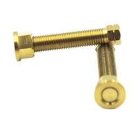 Ajuste para CRF Ajuste para Kawasaki Ajuste para Suzuki Ajuste para Yamaha Perno de ajuste de cadena de motocicleta Tornillo del eje trasero(Golden,For M8x1.25)