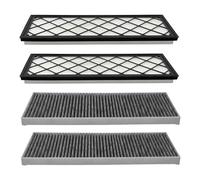 Ajuste para el modelo Y Juniper 2025 2024 Reemplazo del filtro de entrada de aire con accesorios de carbón activado 4PCS tapa filtro polen