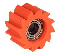Ajuste para Enduro ATV Ajuste para CRF CR Ajuste para XRPIT Dirt Bike Guía de rueda tensora de polea de rodillo de cadena de 8 mm y 10 mm Tensores de Cadena(10mm-Orange)
