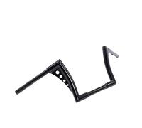 Ajuste para FLST FXST Sportster XL Cruiser Ajuste para Bobber Ajuste para Chopper Manillar de 1" Barras de suspensión de monos(Black 10inch)
