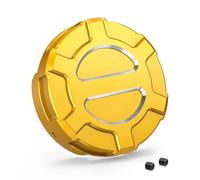 Ajuste para Harley 2017-2024 cubierta final del Motor de arranque Road King FLHR Protectode disco de freno delantero(Gold)