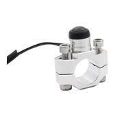 Ajuste para Honda para Kawasaki para motocicleta Yamaha Interruptor de encendido y apagado arranque aluminio CNC Pulsador de arranque moto(C)
