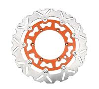 Ajuste para Husqvarna 125-501 FE TE FC TC TX FX 2014-2023 motocicleta 320MM 260MM discos de freno delanteros rotores soporte adaptador pinza Discos de freno para moto(320mm Orange Disk)