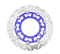 Ajuste para Husqvarna 125-501 FE TE FC TC TX FX 2014-2023 motocicleta 320MM 260MM discos de freno delanteros rotores soporte adaptador pinza Discos de freno para moto(320mm Blue Disk)